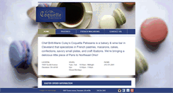 Desktop Screenshot of coquettepatisserie.com